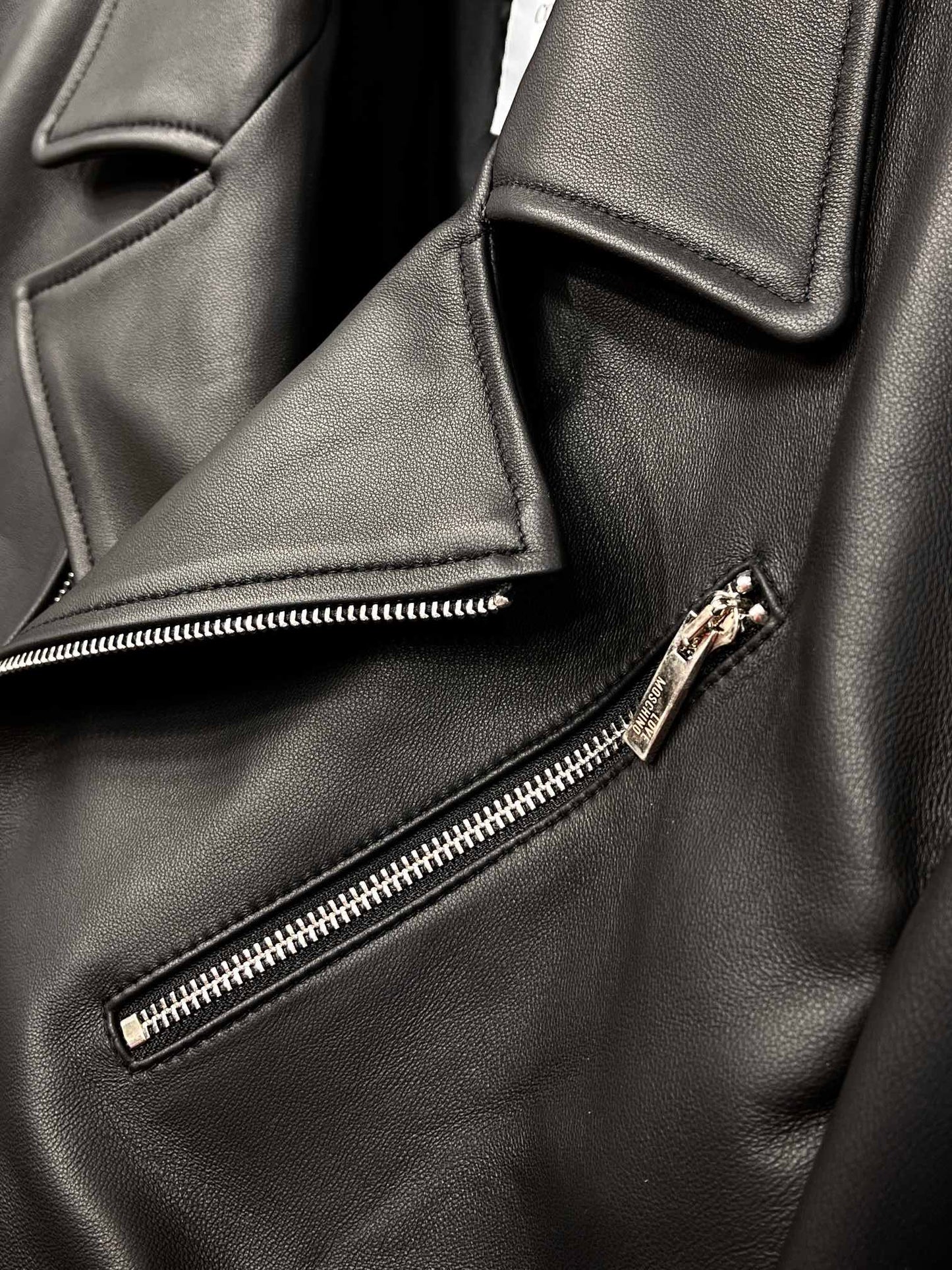 Moschino leather jacket