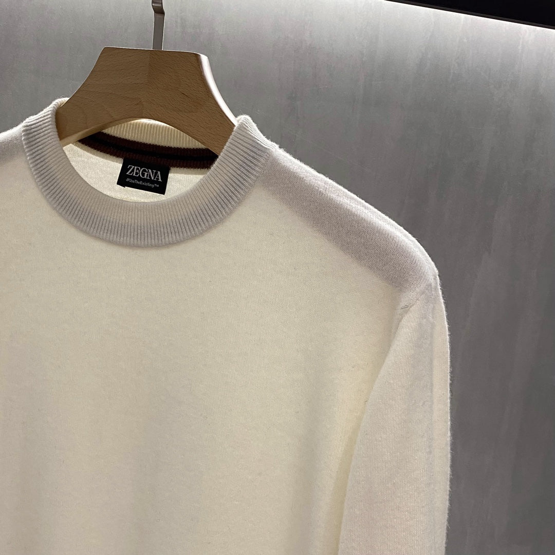 ZEG Cashmere Crew Neck Sweater