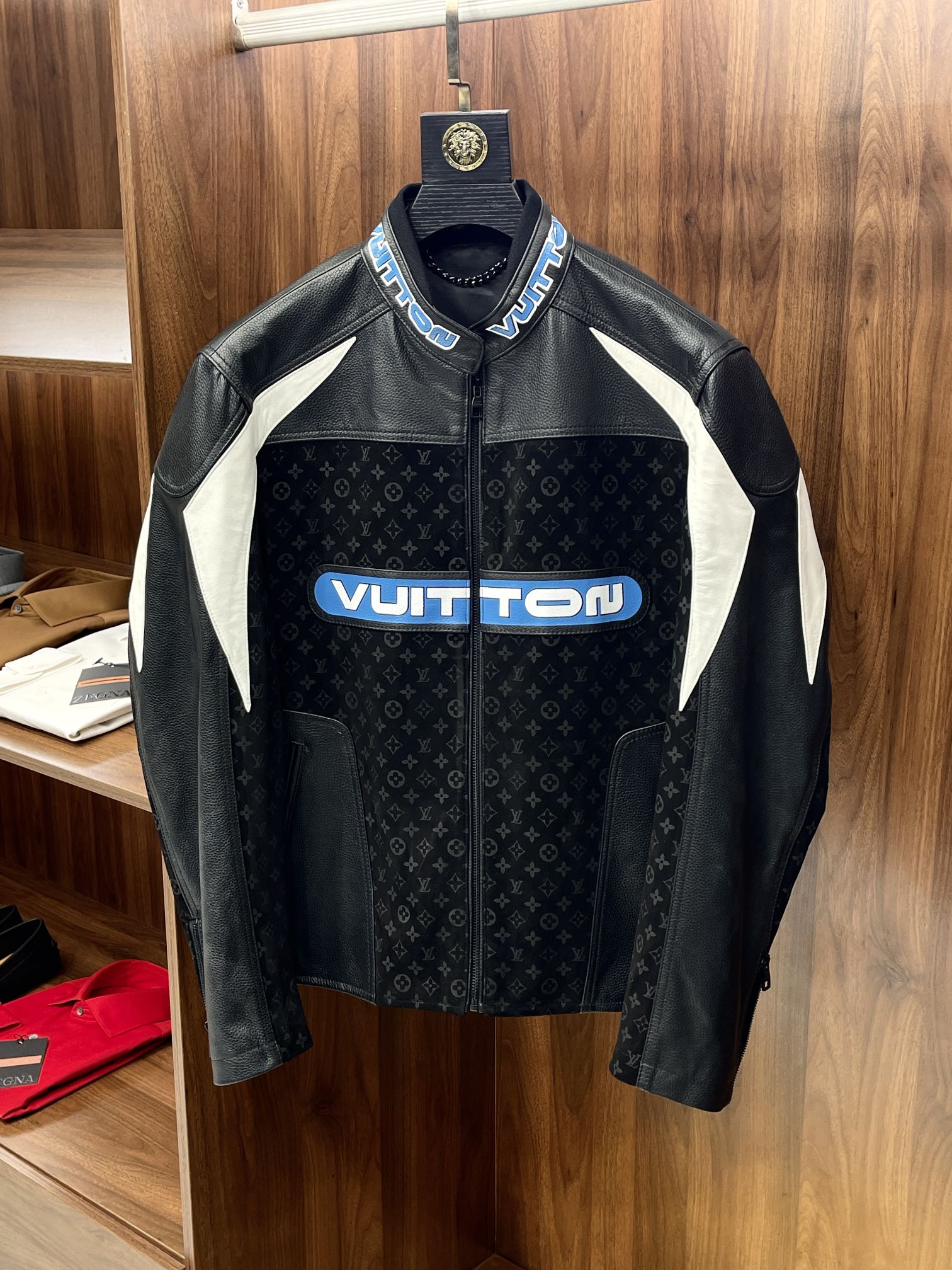 1V leather jacket Billionaires Club