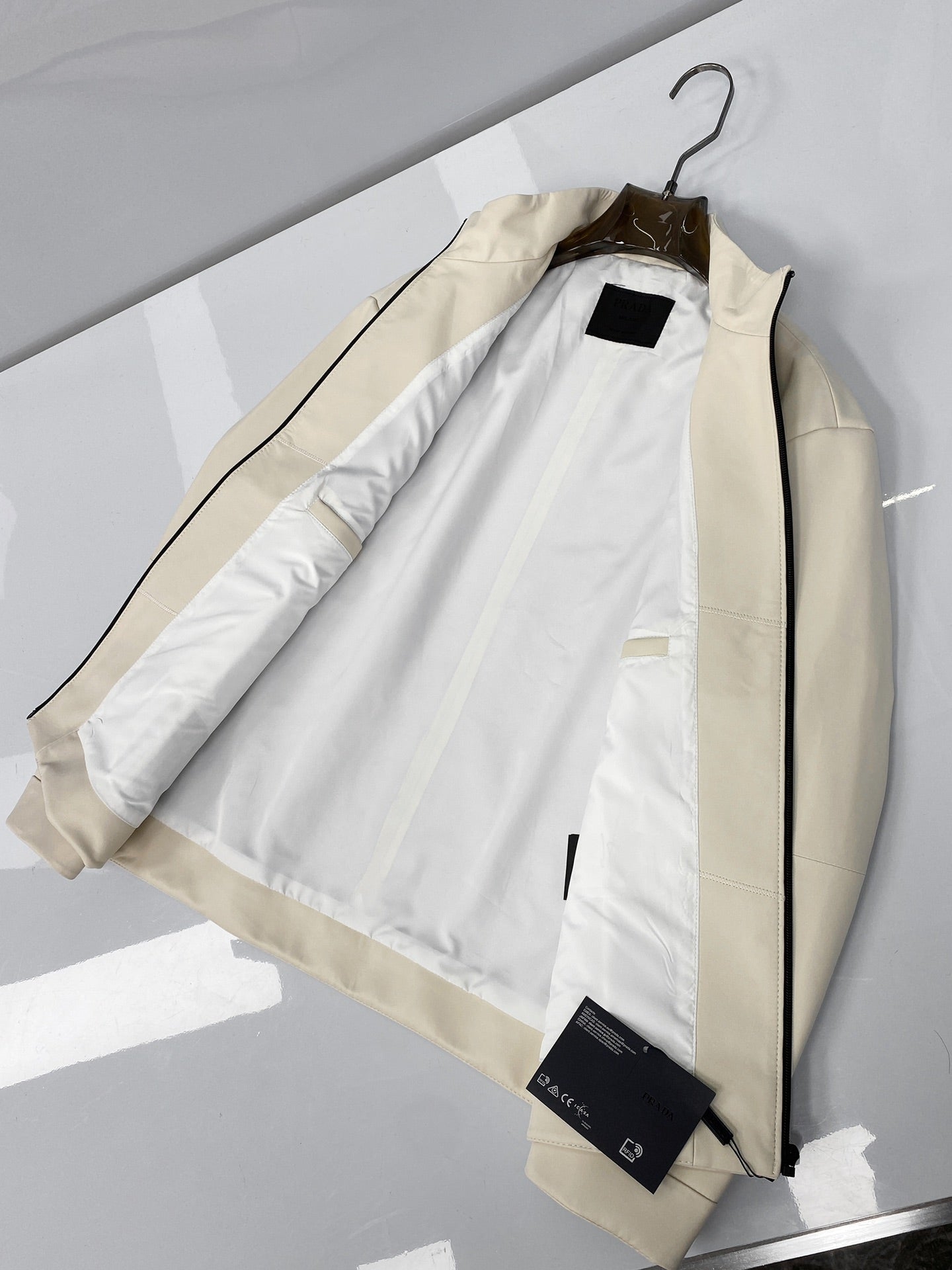 Prad lambskin leather jacket 2023