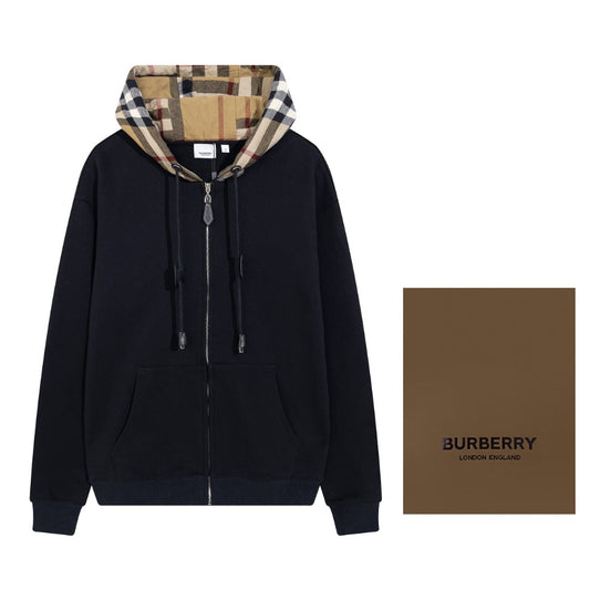 Burbb zipper hoodie