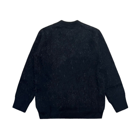 YSL cursive mohair sweate