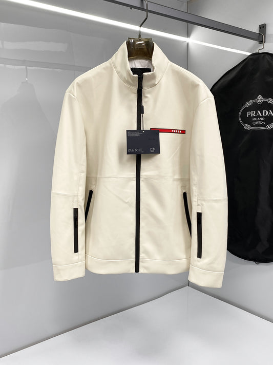 Prad lambskin leather jacket 2023